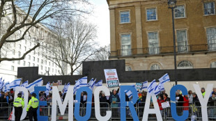 Protests in London as Israel's Netanyahu meets UK PM