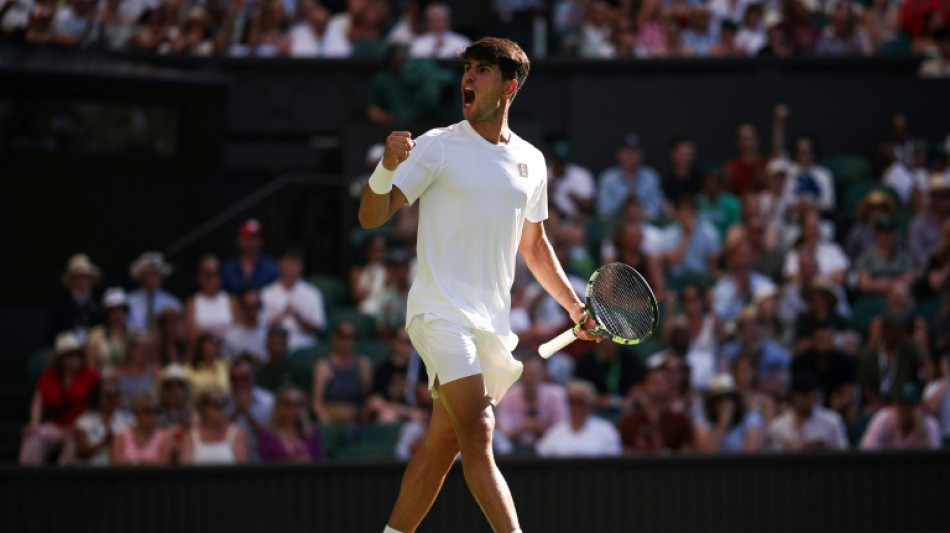 Wimbledon: Alcaraz bousculé, Medvedev et Rune éliminés, Sabalenka sans forcer