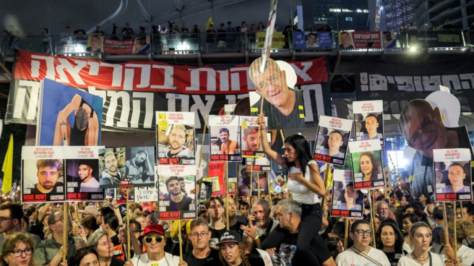 Decenas de miles de manifestantes en Tel-Aviv contra el plan israelí de conquistar la ciudad de Gaza