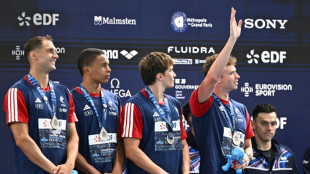 Euro de natation: Marchand propulse les Bleus vers l'argent au relais 4x200 m