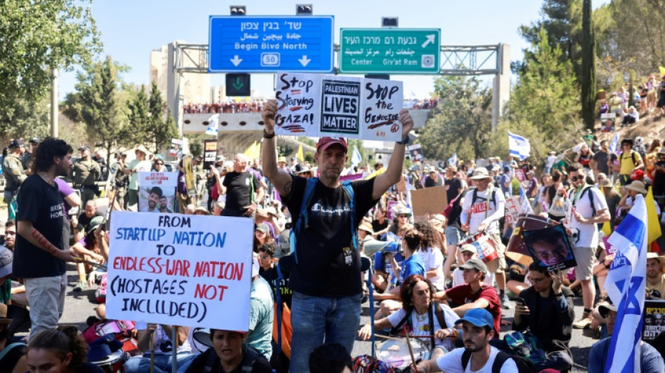 Manifestaciones en Israel para la liberación de los rehenes en Gaza