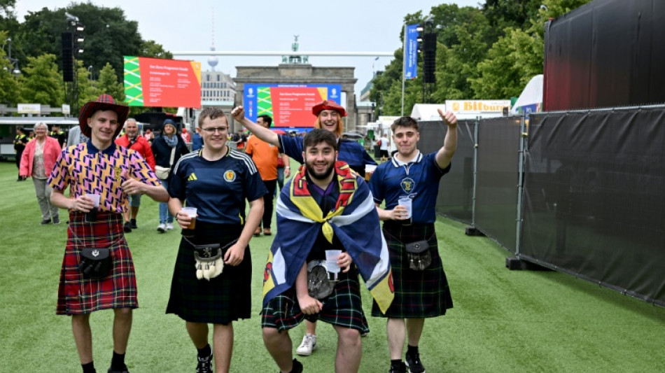 Scotland fans skirt World Cup rules for kilt bags