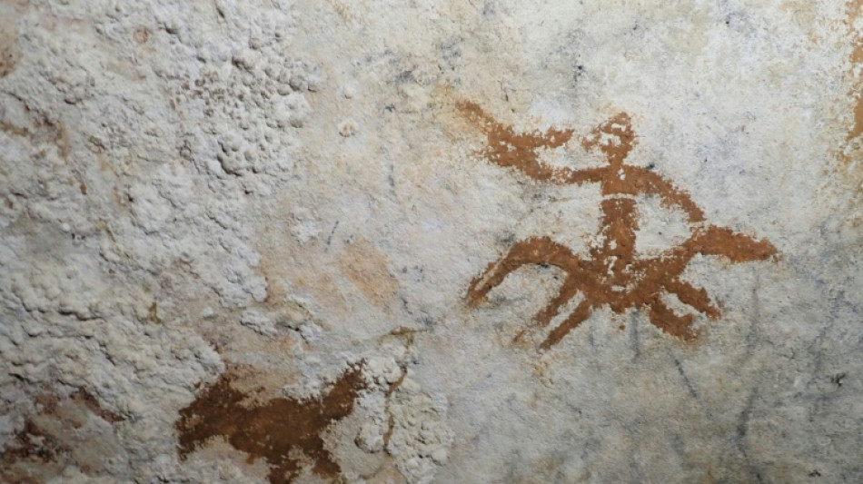 La plus ancienne peinture pari&eacute;tale au monde d&eacute;couverte en Indon&eacute;sie