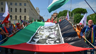 Gran manifestación en Italia contra la guerra en Gaza
