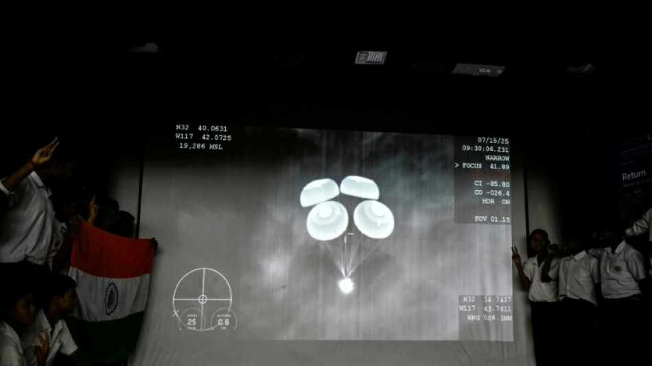 Astronautas de India, Polonia, Hungría y EEUU regresan a la tierra en una cápsula de SpaceX 