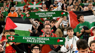 Foot: la s&eacute;lection palestinienne "en mission" pour la paix &agrave; Bilbao