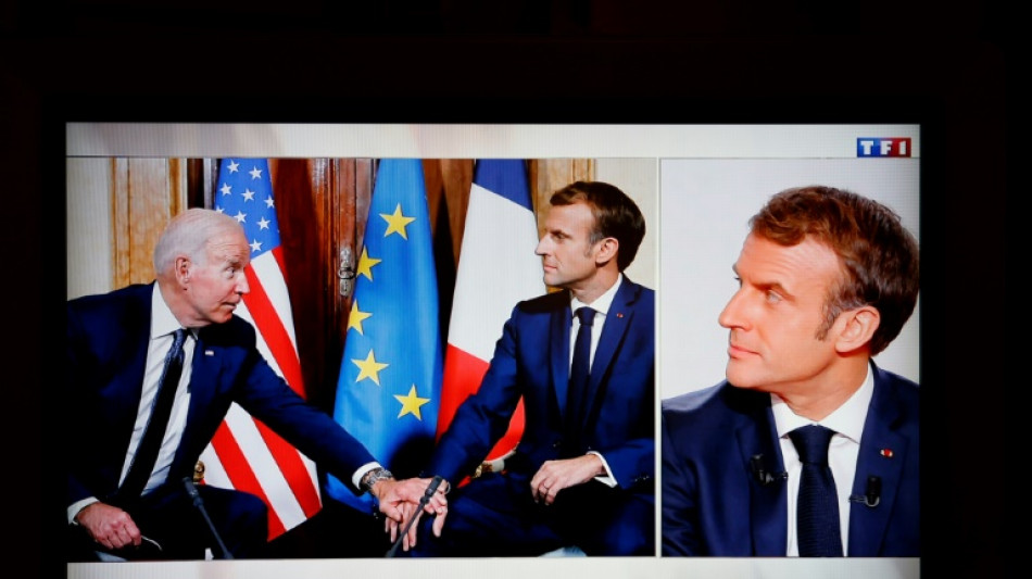Biden und Macron beteuern bei Telefonat enge Zusammenarbeit im Ukraine-Konflikt