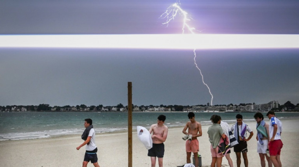 Orages: 57 départements en vigilance orange après une semaine de canicule