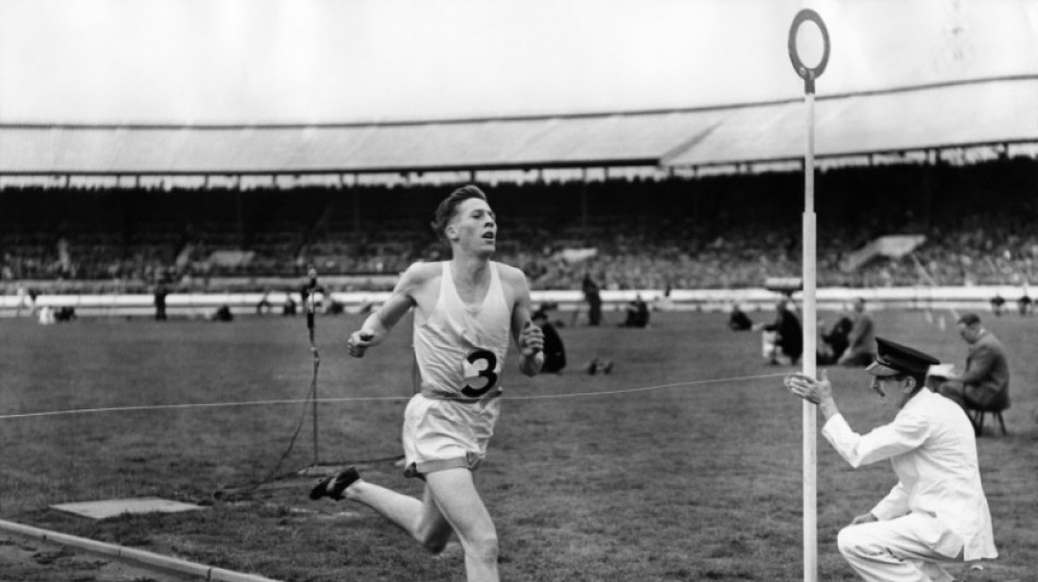 Athlétisme: quand Bannister brisait la barrière des quatre minutes au mile