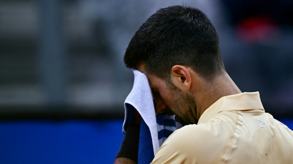 Tennis: pour son retour, Novak Djokovic tombe de haut &agrave; Rome