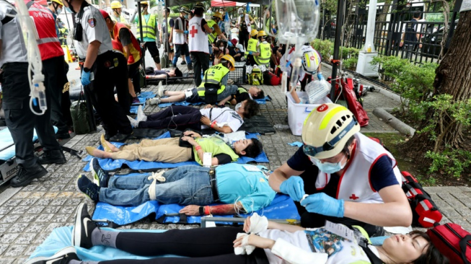 Taiwán organiza un simulacro de preparación para un posible ataque de China