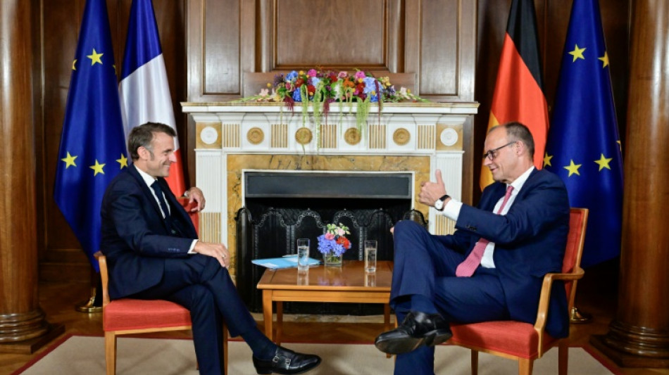 Macron et Merz s'affichent en duo uni malgr&eacute; des dissonances sur la d&eacute;fense