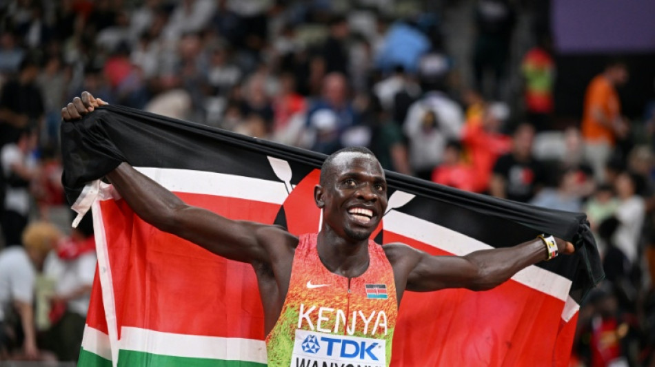 Athlétisme: Emmanuel Wanyonyi, le berger kényan devenu roi du 800 m