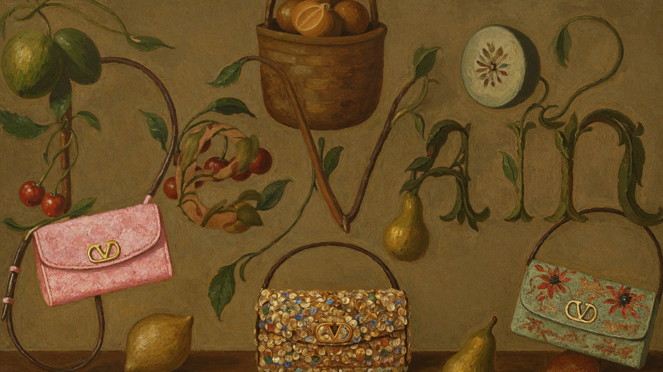 Nove artisti interpretano la borsa Valentino Garavani Devain