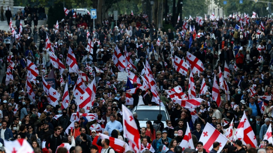 Thousands rally in Georgia election-day protest