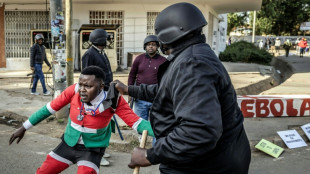 One shot as Kenyan protests at US Ebola centre turn violent