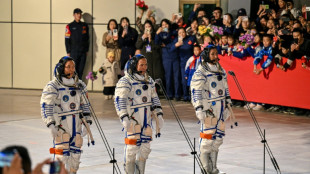 China holds send-off ceremony for space station astronauts